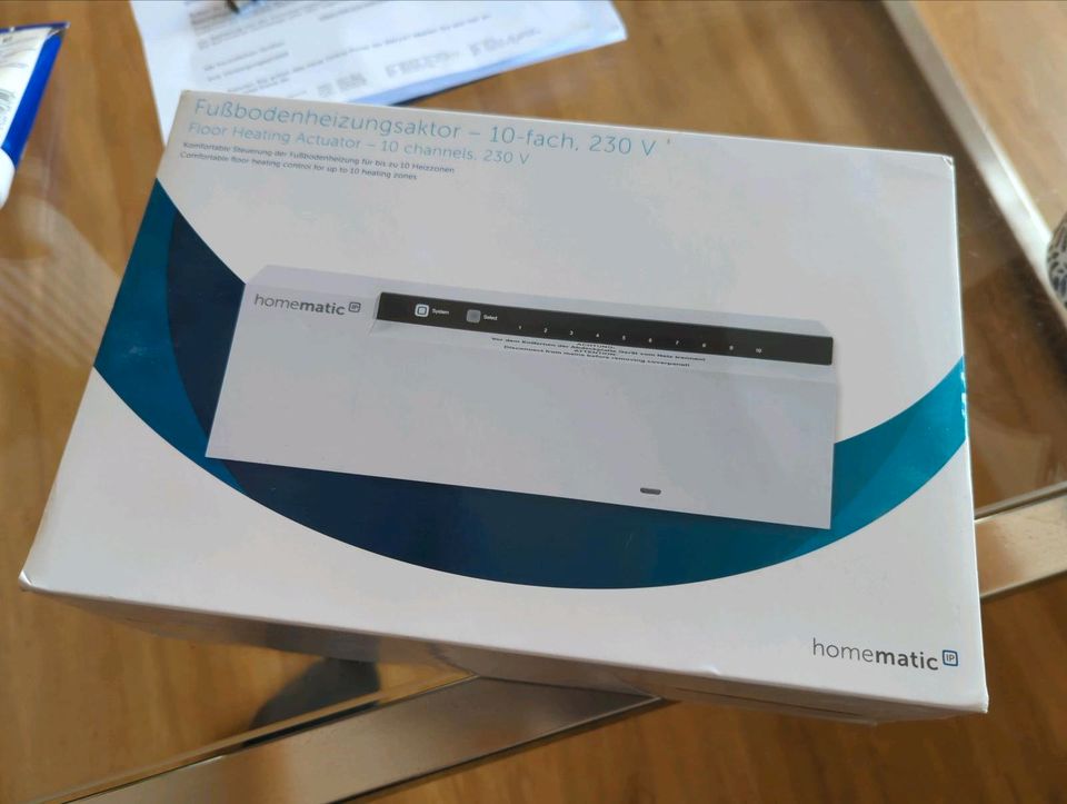 Homematic IP Smart Home Fußbodenheizungscontroller – 10-Fach, 230 in Mengen