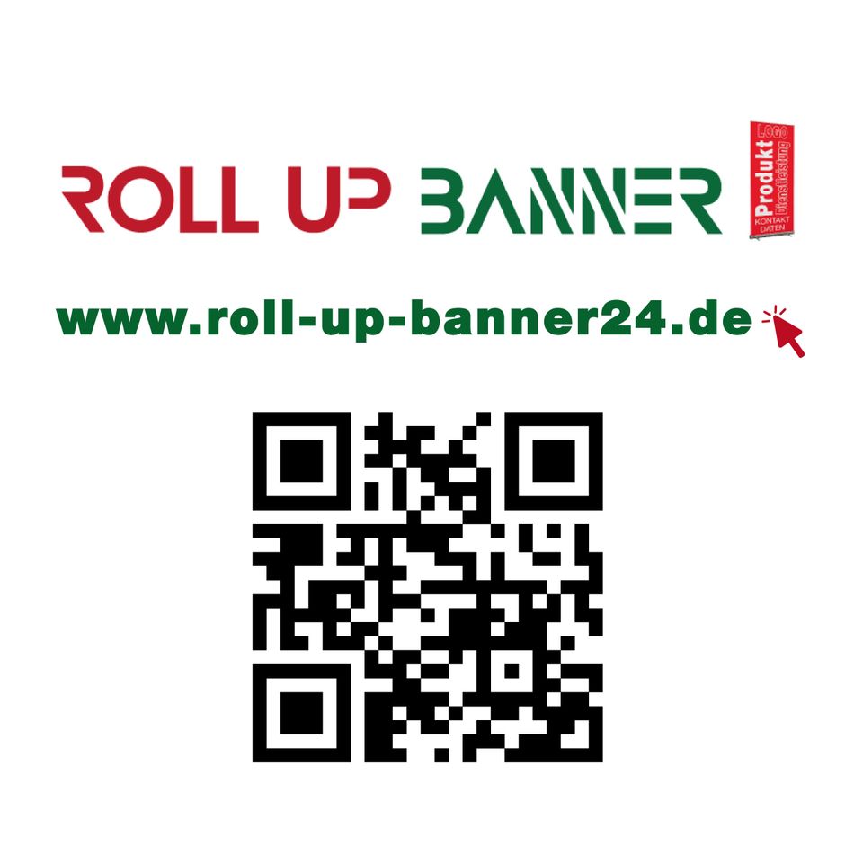 NEU! Rollup Banner Display inkl. Gestaltung, Bodenhalterung 69€ in Hamburg