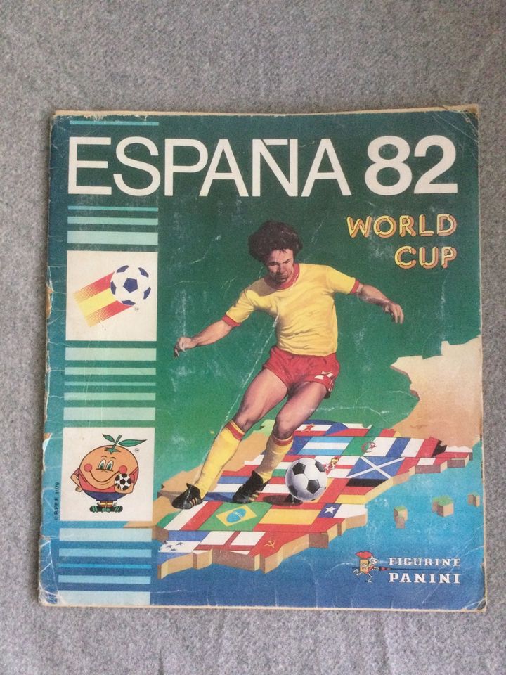 Panini Sammelbuch zur Herren Fußball-WM 1982 in Spanien in Bielefeld