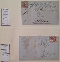 Altdeutschland Thurn u. Taxis 2 Briefe 1864 und 1905 Vahr - Neue Vahr Südost Vorschau