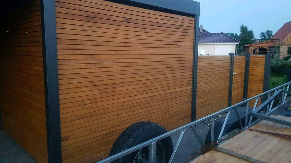 Carport Doppelcarport Metall, Schuppen  Zaun in Görlitz