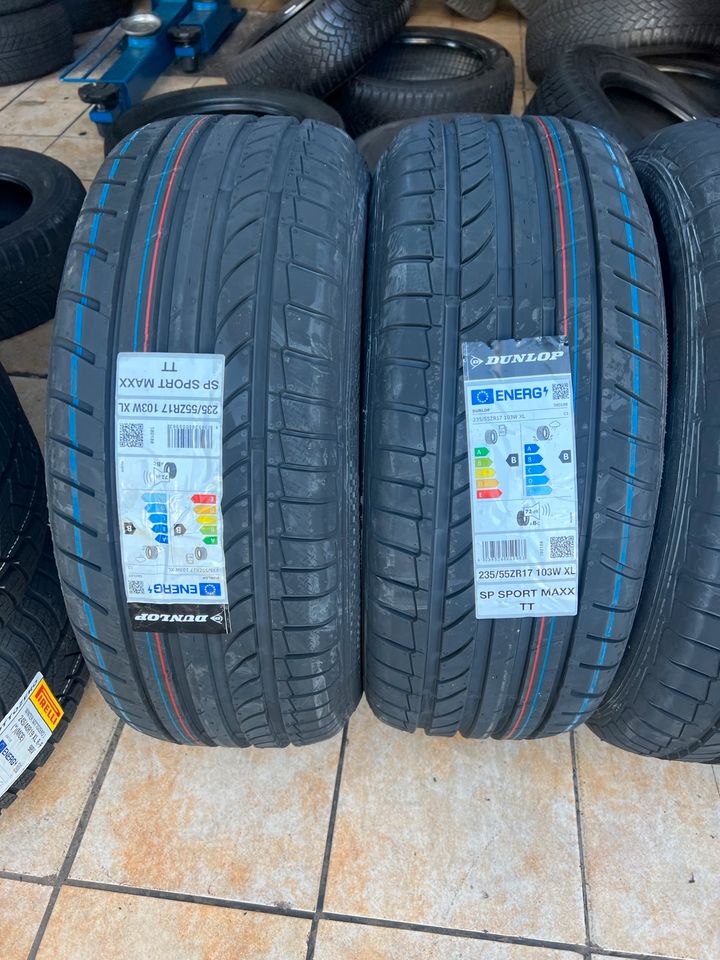 235/55ZR/17 103W Dunlop SP Sport Maxx TT inkl.Montage NEU in Aschaffenburg