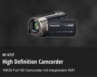 Panasonic HC-V727 Videokamera Camcorder Full HD 20.4 MP Wandsbek - Steilshoop Vorschau