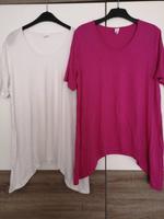 2 T-Shirts, weiß und pink, Gr. 44, Top Qualität, Neu. Bayern - Amberg Vorschau