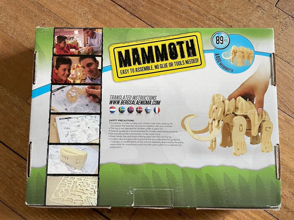 Mammut 3D Modell mit Sound und Bewegung, neu in Petershagen