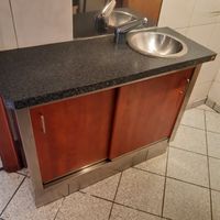 Waschbecken m. Sensor und Unterbau-Schrank in CNS Bayern - Schöfweg Vorschau