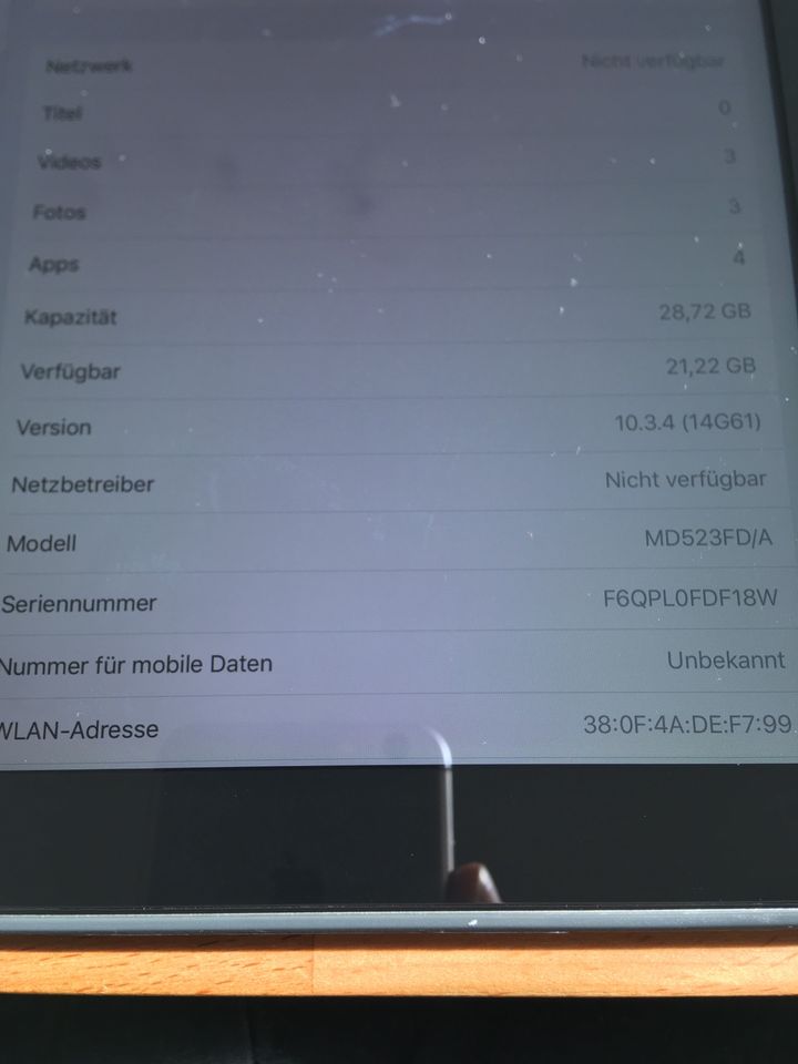 Apple iPad 4. Generation WiFi + SIM 32 GB in Dachau