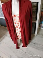 Bluse Kimono Jäckchen m Spitze Gr 42 weinrot Bayern - Niederschönenfeld Vorschau