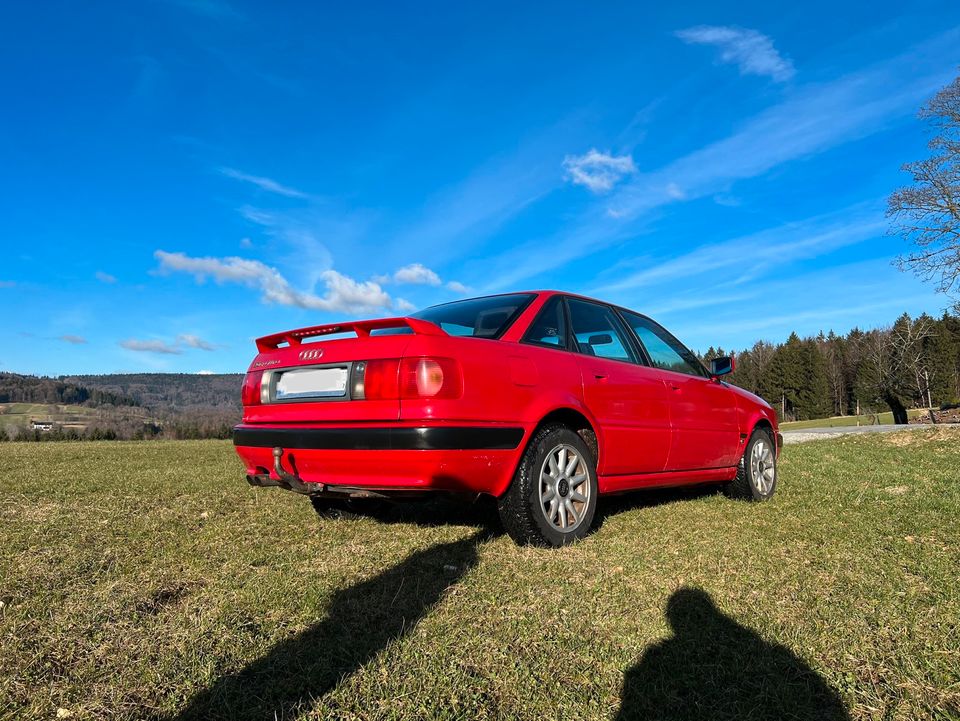 Audi 80, Quattro, 2.6Ltr., AHK, 8-fach bereift in Schöllnach