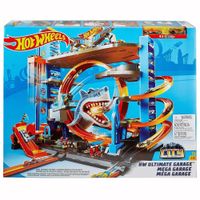 Gebrauchte Mattel Hot Wheels City Ultimate Parkgarage mit Hai Sachsen-Anhalt - Burg Vorschau