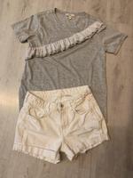 H&M weiße Shorts mit Oberteil Gr xs/s Hessen - Viernheim Vorschau