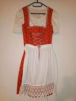 Dirndl Tracht von Wenger in rot weiß inkl. Bluse+Schürze 40/42 M Bayern - Neuendettelsau Vorschau