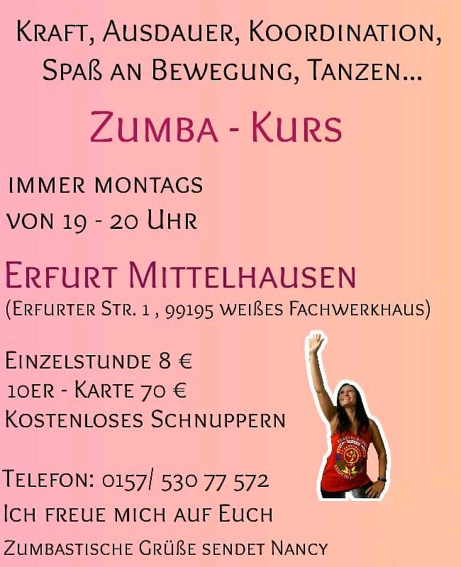 Zumba in Mittelhausen in Erfurt