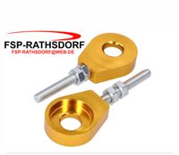 Simson - Kettenspanner Satz Aluminium gold eloxiert 12mm - NEU Brandenburg - Wriezen Vorschau