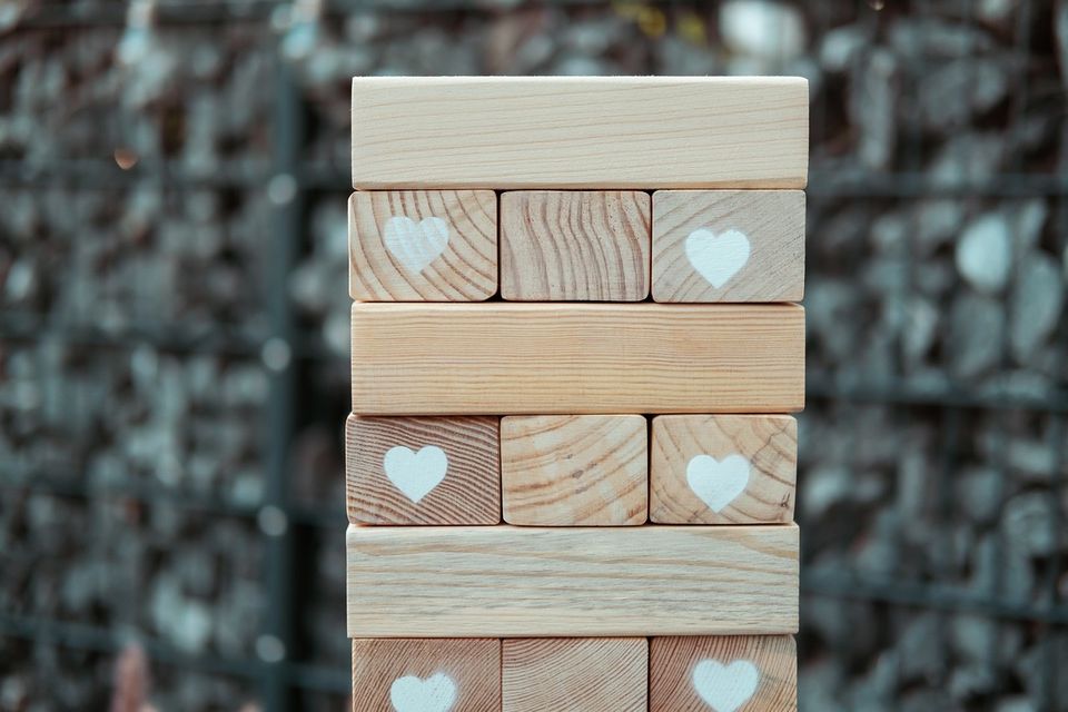 ✨XXL Jenga Hochzeitsspiel Hochzeitsdeko Outdoorspiele JGA Wedding in Gelsenkirchen