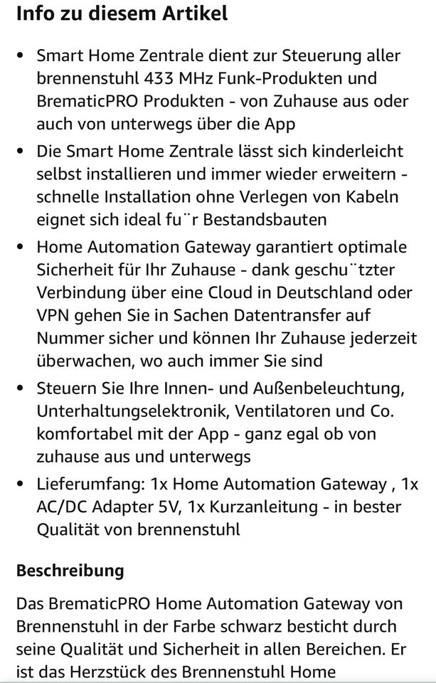 Brennenstuhl Gateway Smart Home Zentrale + 4 Funksteckdosen Set in Ratingen