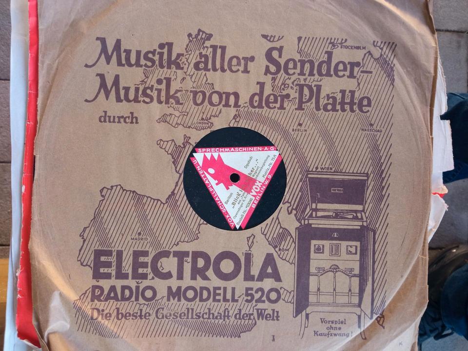 15 alte Schellack-Platten Richard Wagner Schallplatten selten in Tännesberg