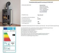 EEK A Kaminofen mit Backfach+Herdplatte Victoria Taro 2F, schwarz Sachsen - Bernsdorf Vorschau