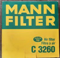 Bmw luftfilter Mann Filter C3260 NEU 3er 2002 5er Hessen - Zierenberg Vorschau