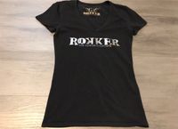 Rokker Damen Shirt Gr M / 38 Schwarz Kurzarm Niedersachsen - Edewecht Vorschau