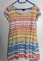 Kleid Gr. S H&M orange bunt Münster (Westfalen) - Handorf Vorschau