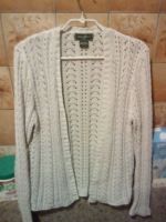 Strickjacke beige Lochmuster M Sachsen - Strehla Vorschau