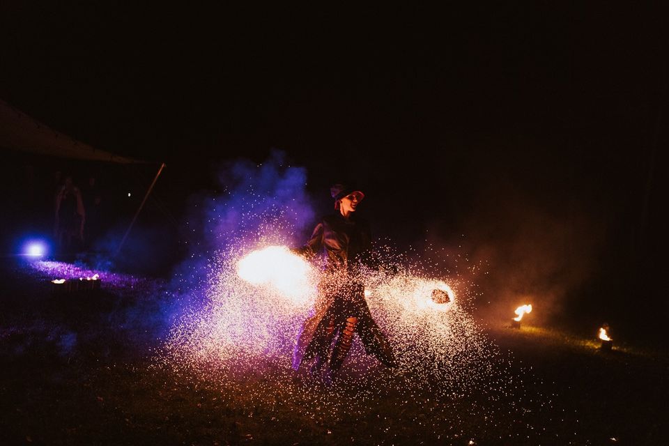 Feuershow Feuerkünstler Ulm - Stuttgart - Heidenheim - Aalen in Blaustein