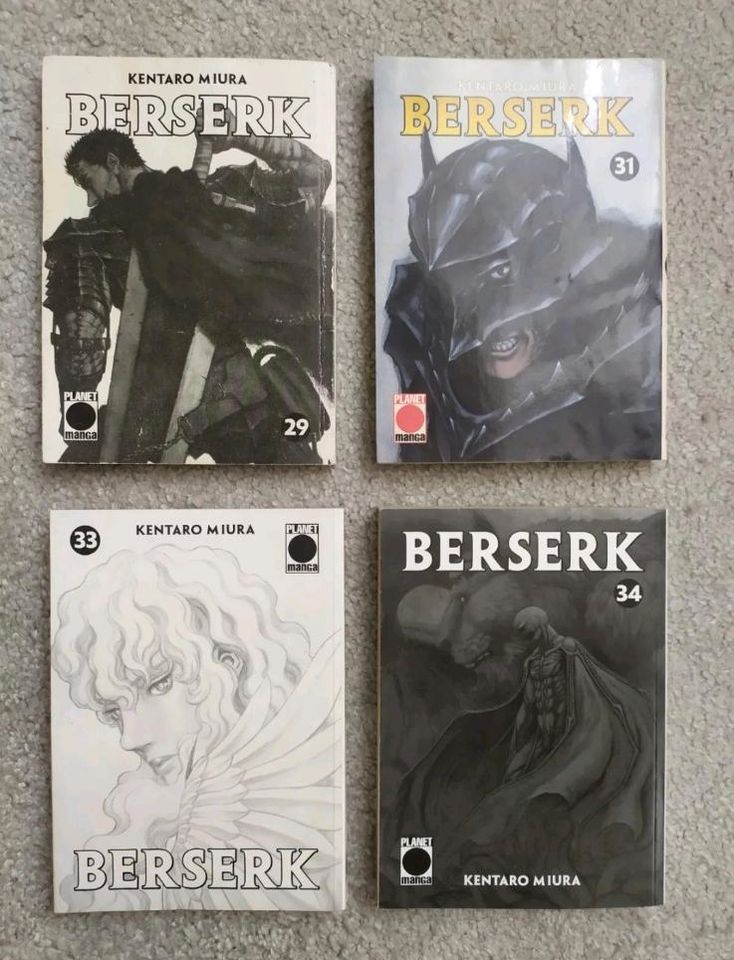 BERSERK Manga Sammlung von Band 29 31 33 34 Von Kentaro Miura in Berlin