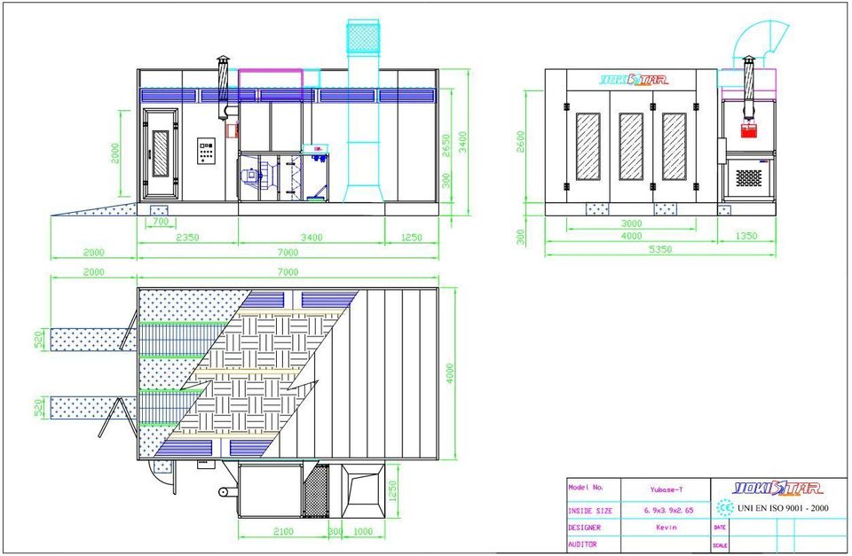 Lackieranlage + Transport & Montage Lackierkabine YUBASE T in Berlin