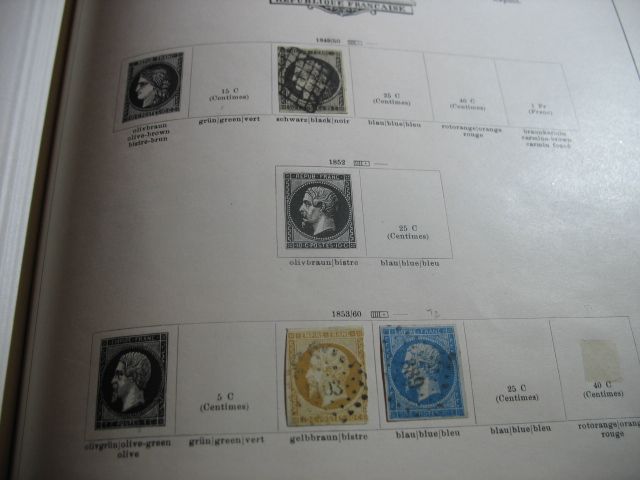 Briefmarkensammlung Frankreich Klassik in Konstanz