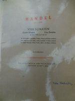 Noten - Händel - 4 Sonaten, Sonate 2, 4, 7, 11 Bochum - Bochum-Südwest Vorschau