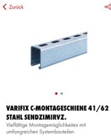 Würth Montageschiene 41/62 Varifix Hessen - Trebur Vorschau