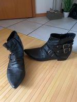 Boots/Stiefeletten aus Italien, schwarz, neuwertig, Größe 40 Bayern - Moosburg a.d. Isar Vorschau