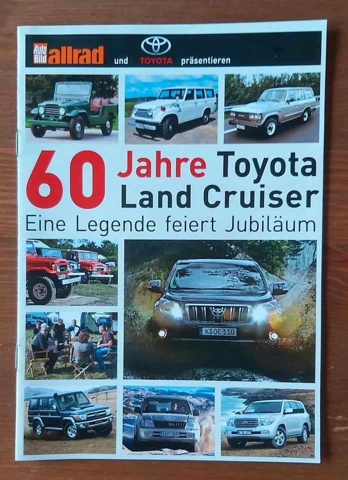 Prospekt Zeitschrift 60 Jahre Toyota Land Cruiser Auto Bild 2011 in Hildesheim