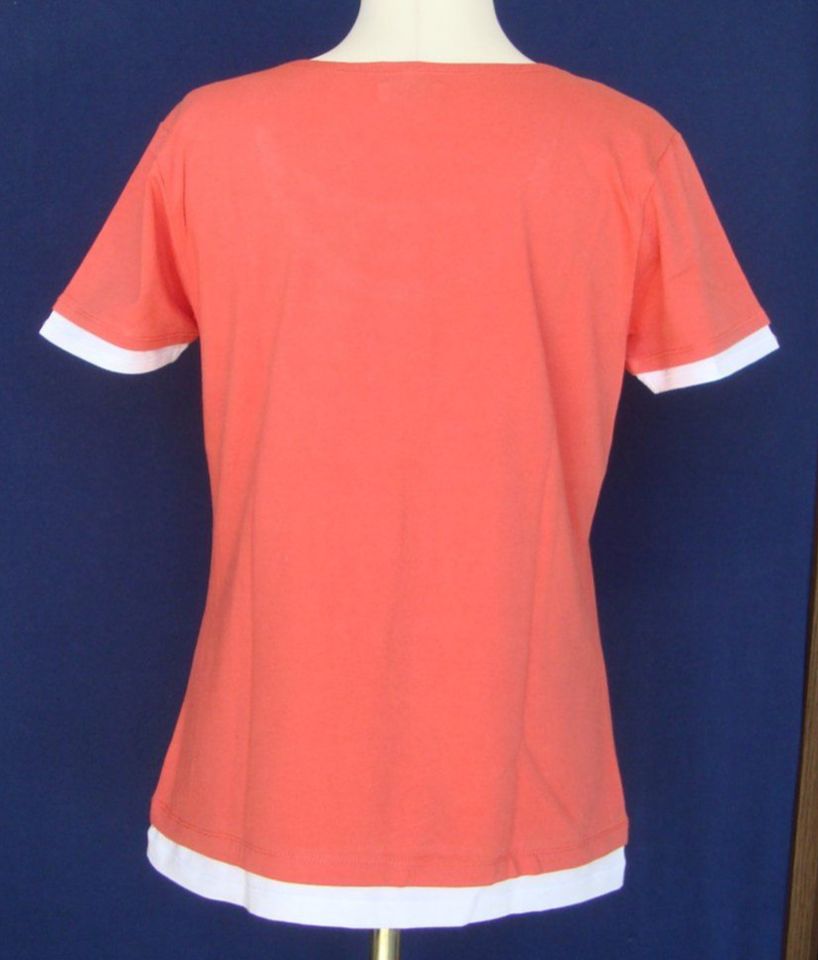 Shirt – Tunika – Blusenshirt – Gr.42 – orange – SURE in Bingen