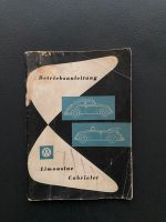 VW Käfer Betriebsanleitung aus April 1958 Nordrhein-Westfalen - Recklinghausen Vorschau