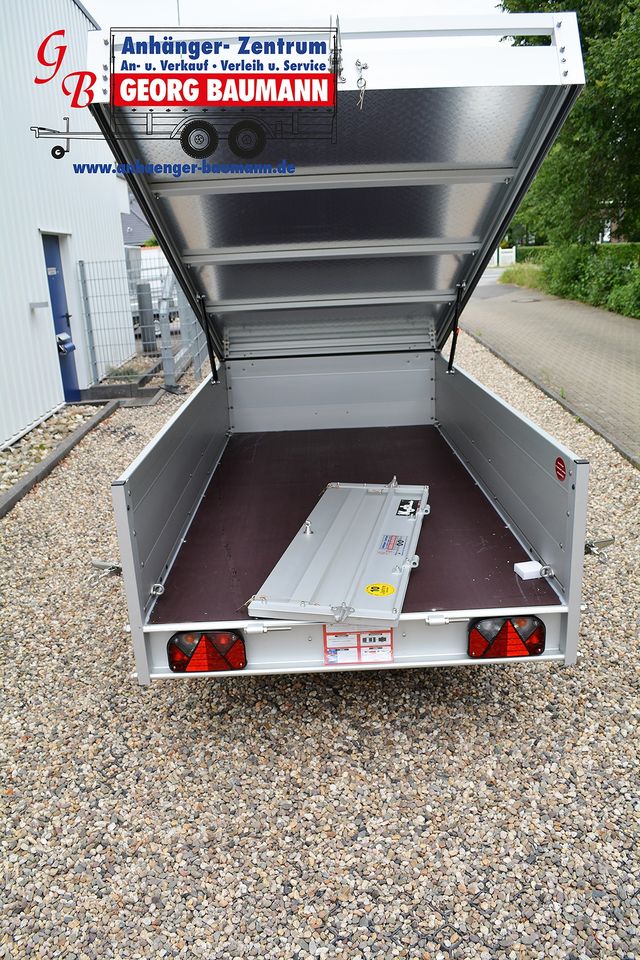 Koch U4 Deckelanhänger 250x125x50cm PKW-Anhänger Alu 750kg NEU in Bocholt