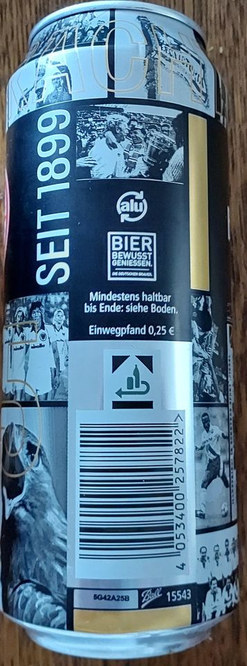 Für Sammler 125 Jahre Eintracht Frankfurt /Binding Bier Dose leer in Mörfelden-Walldorf