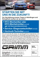 KFZ-Mechatroniker PKW (m/wd) Bayern - Schopfloch Vorschau