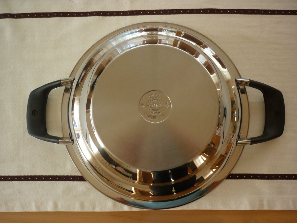 AMC Wok Eurasia 28 cm 4 Liter Hochraumdeckel Induktion Topf Töpfe in Espelkamp