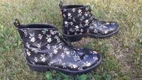 Damenschuhe, Schnürstiefel, Boots, Vintage, Stiefel, Blumen, 41 Sachsen - Frohburg Vorschau
