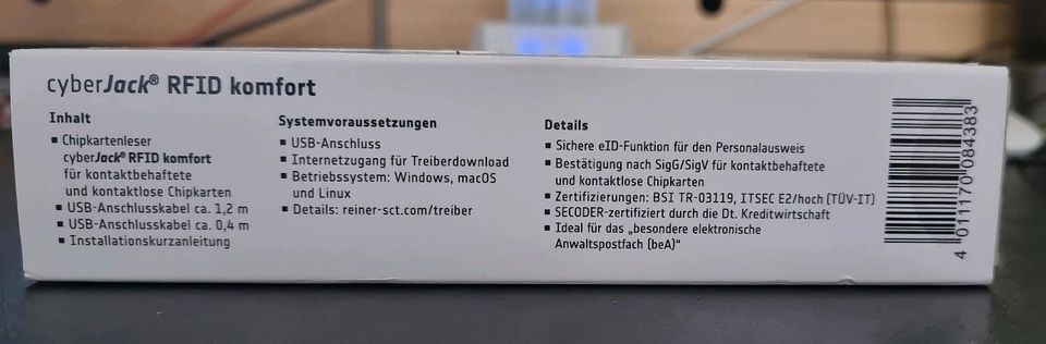 Cyber Jack RFID Komfort, limited Edition Wie Neu in Dallgow