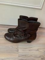 Stiefel Stiefeletten braun Leder Gr. 39 Wandsbek - Hamburg Rahlstedt Vorschau