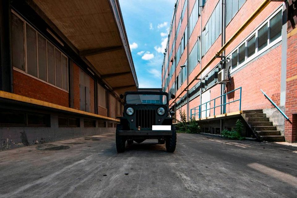 Jeep Willys Overland von der Schweitzer Arme in tollem Zustand in Freiberg am Neckar