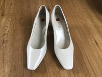 Högl Brautschuhe Hochzeitsschuhe Pumps perlenweiß Gr.36 Echtleder Nordrhein-Westfalen - Bornheim Vorschau