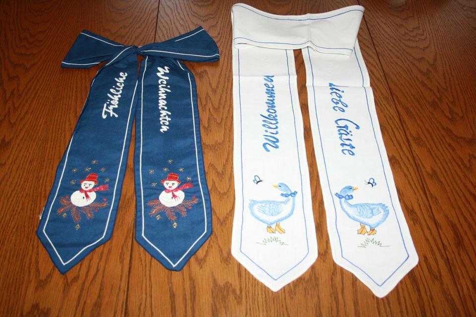 Spruchband Weihnachten oder Gäste STÜCKPREIS 2,- € in Bad Fallingbostel
