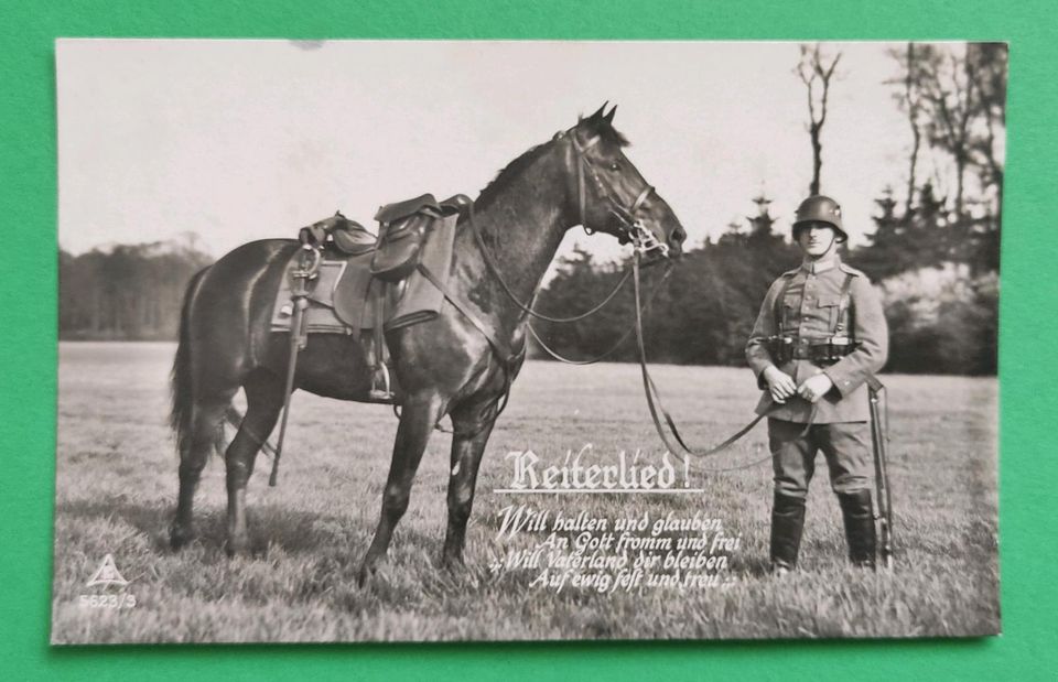 Postkarte/AK: "Reiterlied" Reichswehr in Berlin