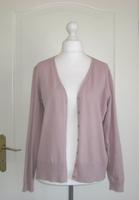 Cardigan Feinstrick Strickjacke Baumwolle altrosa rosa 42 Hessen - Großenlüder Vorschau