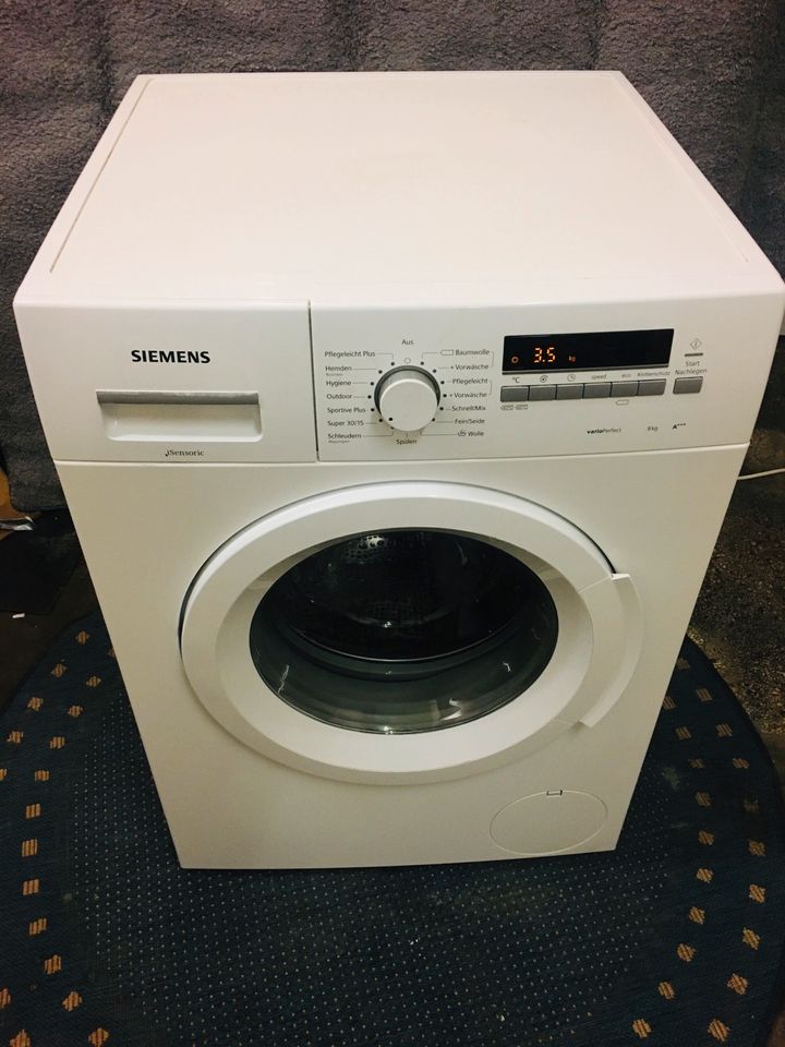 Waschmaschine Siemens 8kg A +++ 1400 Umin mit Lieferung möglich in Duisburg