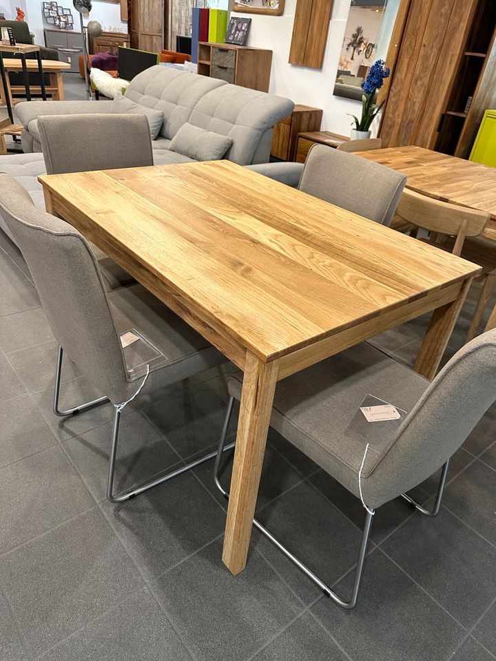 Esstisch Tisch Wildeiche massiv Holz 120 x 80 cm in Blomberg